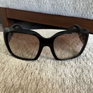 Dior Oversized Women's Sunglasses in Black with Brown Lenses